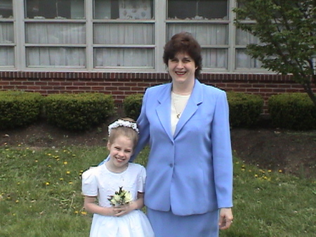 Meg's first communion