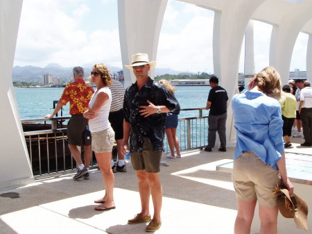 On the Arizona Memorial