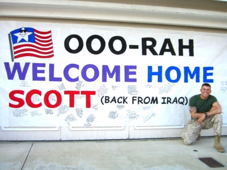 My bro - back from Iraq