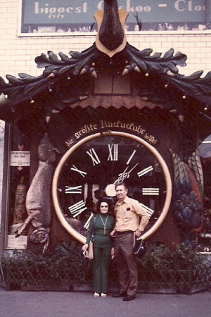 my parents taken at the cuckoo clock store