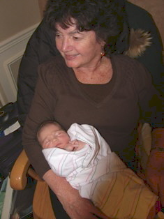 Grandma and her grandson Halston
