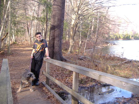 Son, Ethan & Brownie