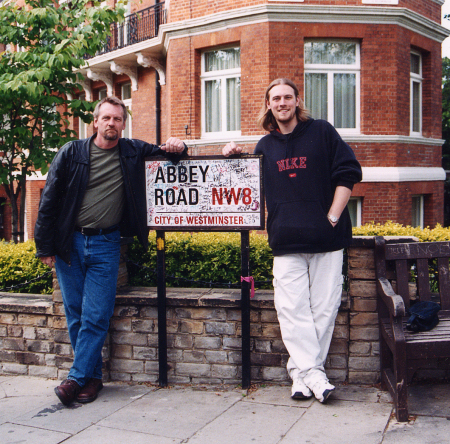 Bill & Zack at Abbey Road