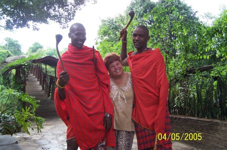 Masai Tribe men in Africa 05