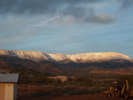 View from back porch