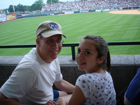 Mike and granddaughter Jordan