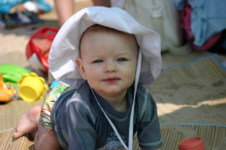 Dylan at the Beach in Kona Hawaii