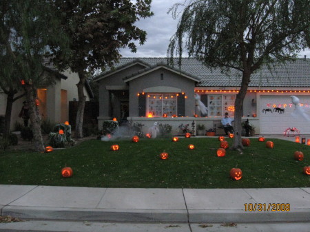My house At Halloween 2008