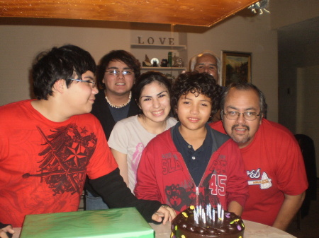 Celebrating Miguel's 12 B-day