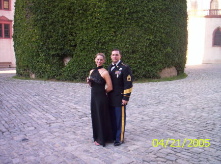 Me and Amy at a ball in Germany