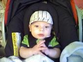 Braxten, my 8 month old grandson.