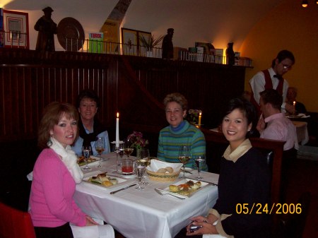 Dining in Veinna, Austria