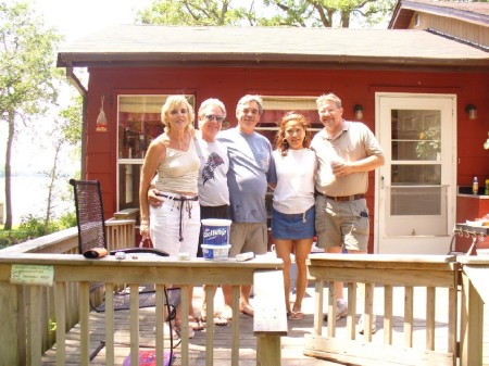 At Bruce Johnson's cabin, July 4th '08