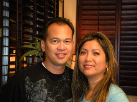 Cathy and her hubby, Jerson