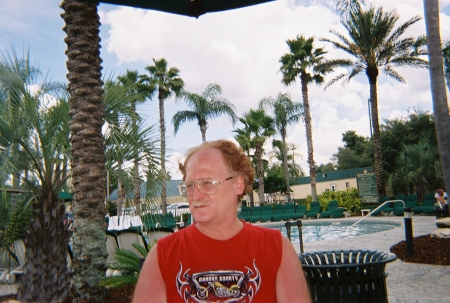 Neil by the Pool at the Polynesian in Orlando