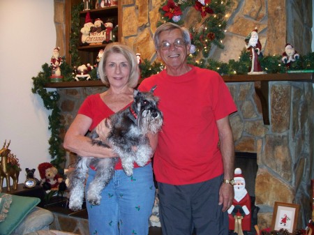 Judy, Tom & Cody on Christmas Day 2008