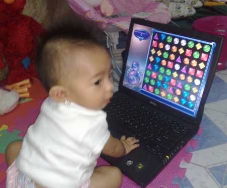 Kaisha and her Laptop