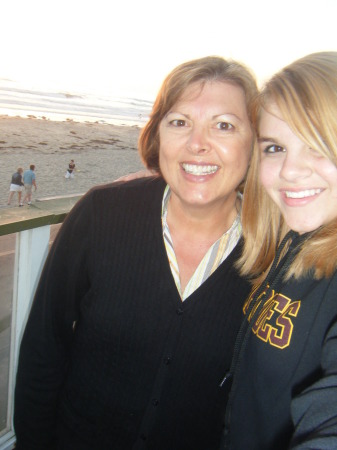 Mom and youngest daughter in San Diego