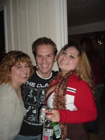 christmas party me josh and chelsey