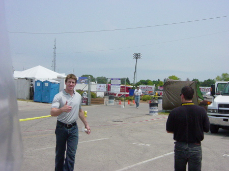 Carl Edwards at The Milwaukee Mile