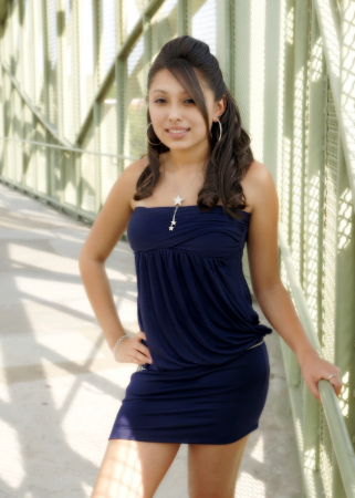 My daughter modeling 4 her 15th b-day pictures