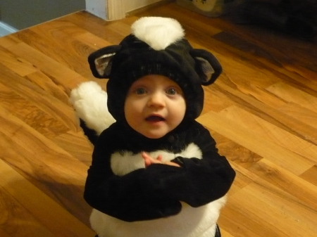 Jayden (My Skunk) Halloween 2008