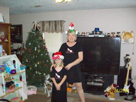 Xmas 2008 With Grand Daughter in New Mexico