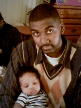 My oldest son and grandson