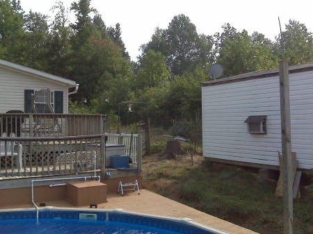 Deck and Pool area