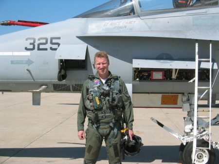 Navy F/A-18B Hornet Fighter Jet Backseat Ride!