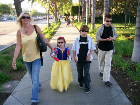 Brandi and kids - Disney