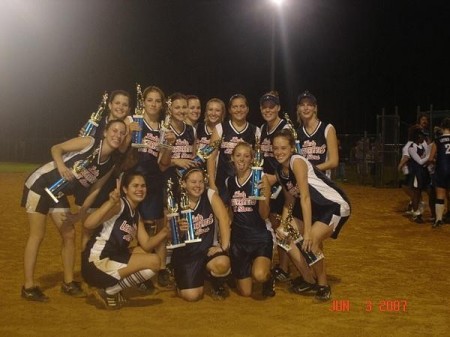 2007 County Allstar softball champions