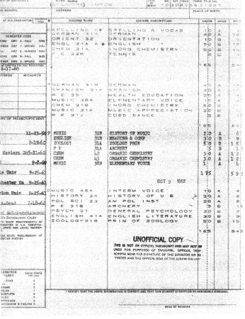 1959 college grades