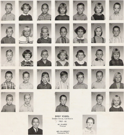 Kindergarten and First Grade pictures