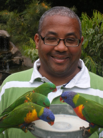 Me and my Rainbow Lorikeets