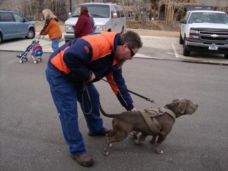 My dog Rock and I