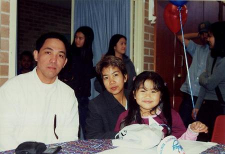 Sydney Australia with my family 1999