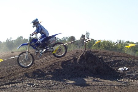 Ashley ripping at the Track!