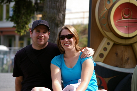 With my hubby in Friday Harbor