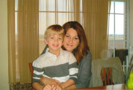 my son jake and my wife lisa..