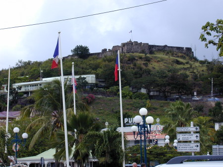 This is a French fort on St Martin