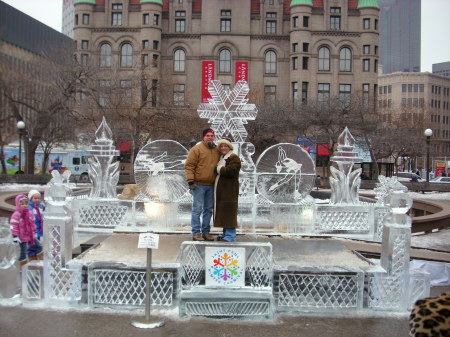 Ice festival ( St. Paul, Mn. ) COLD