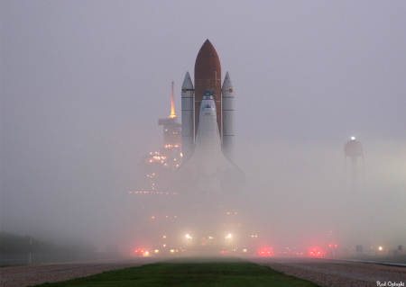 Fog on Launch Pad