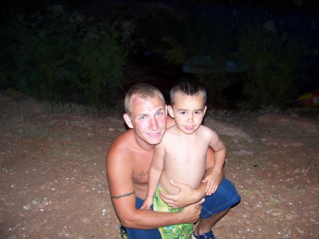 my son mark & GRANDSON MARCUS