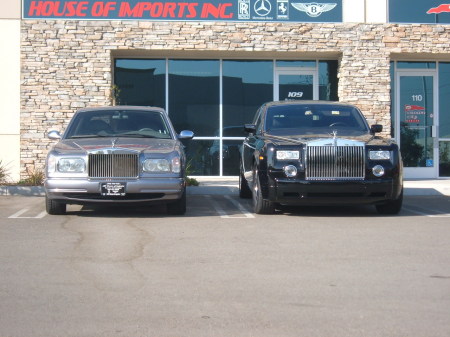 ROLLS ROYCE SILVER SERAPH AND PHANTOM