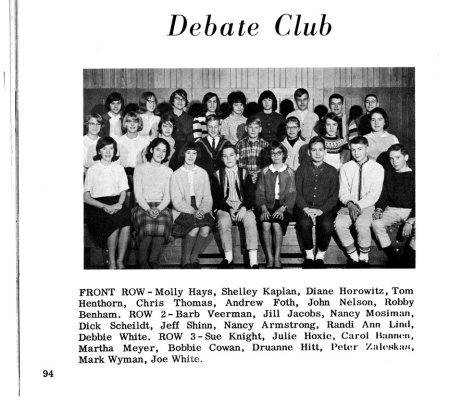1965 Roosevelt Debate Club