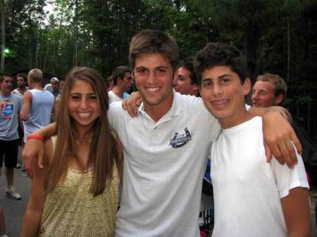 Dani, Alex & Jake at camp