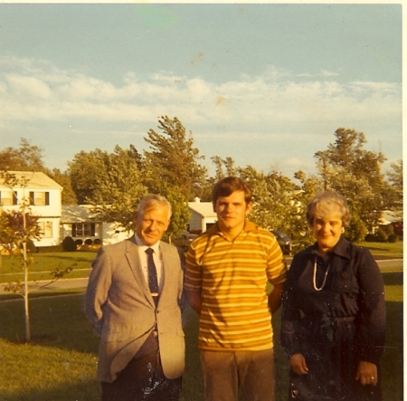 Mom, dad and  I about 1968 in Rochester