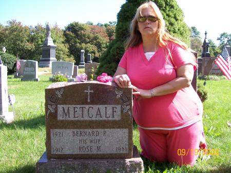 ME at cemetary