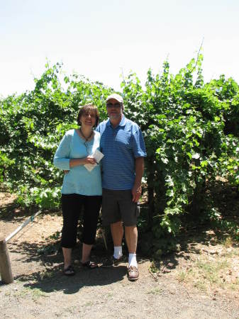 Jo & I in quest of the fermented grape. Napa!